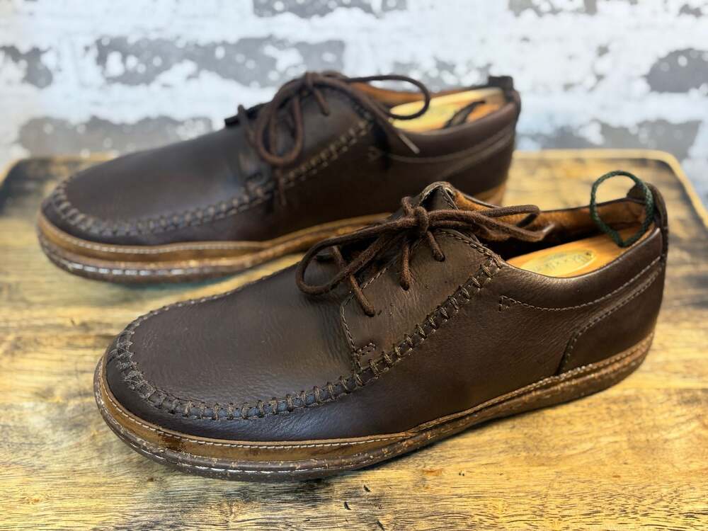 Clarks Originals Mens Trapell Pace - Dark Brown Lea Casual Men 9.5 uk 42.5 - Picture 4 of 10